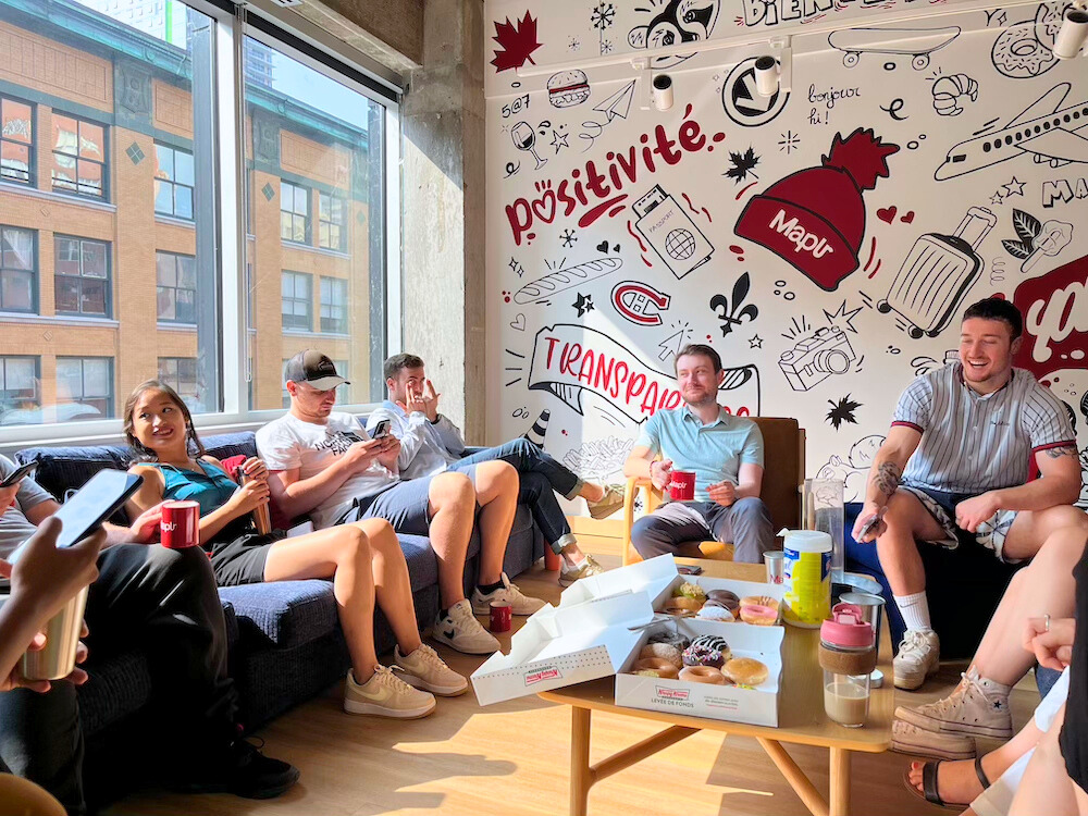 Petit-déjeuner de la communauté Maplr à Montréal